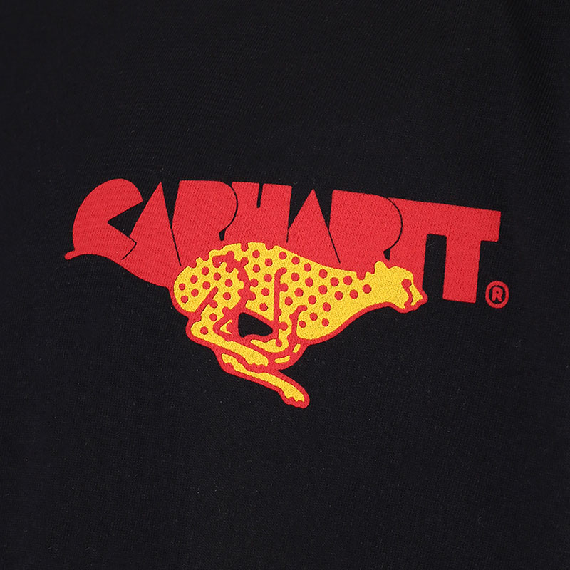 мужская черная футболка Carhartt WIP S/S Runner T-Shirt I029934-black - цена, описание, фото 2